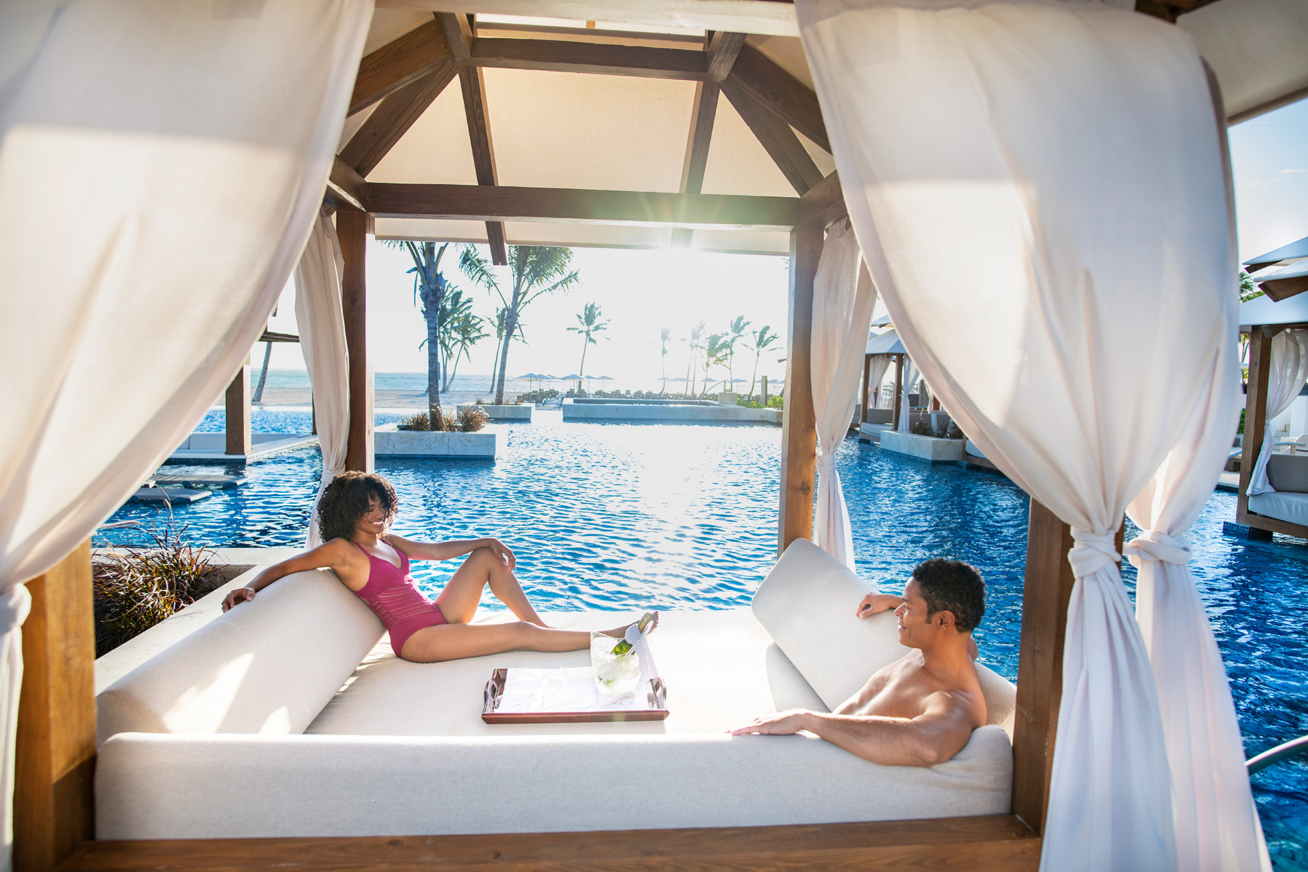 hyatt zilara cap cana pool couple 1 1