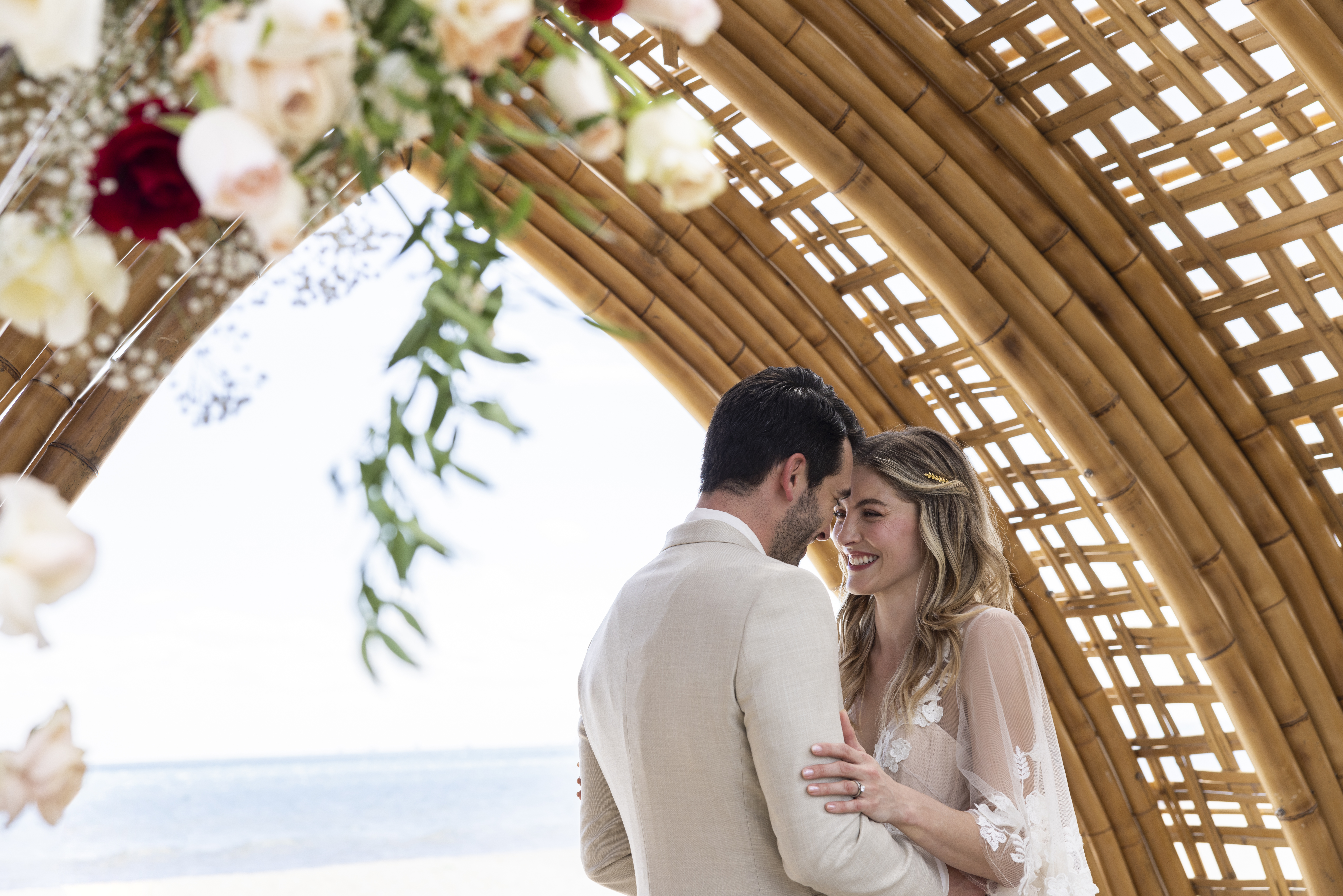 hyatt zilara riviera maya weddings gazebo ceremony couple 1