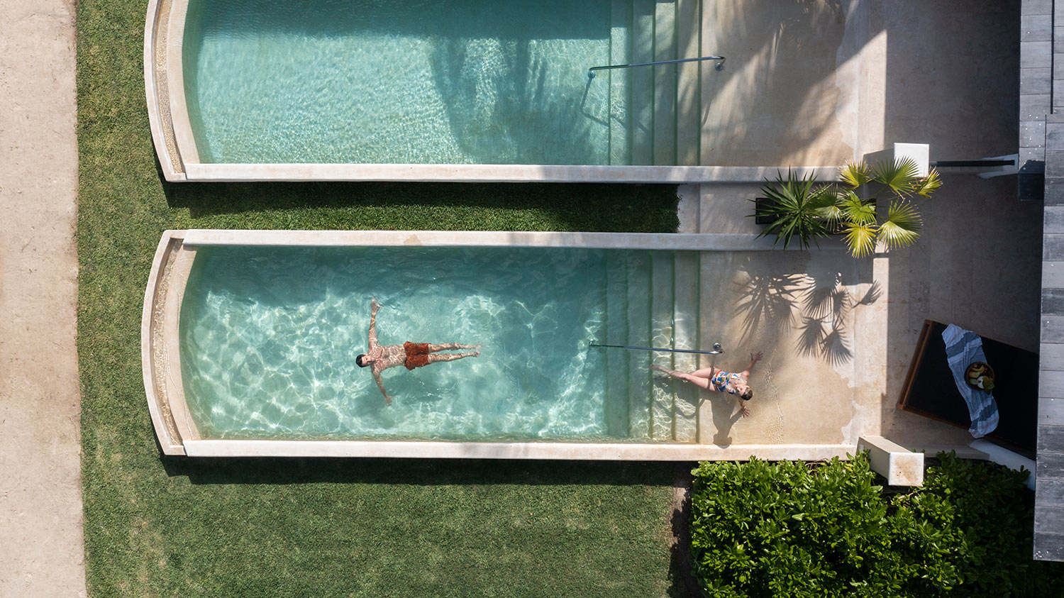 hyatt zilara riviera maya aerial shot oceanfront suite