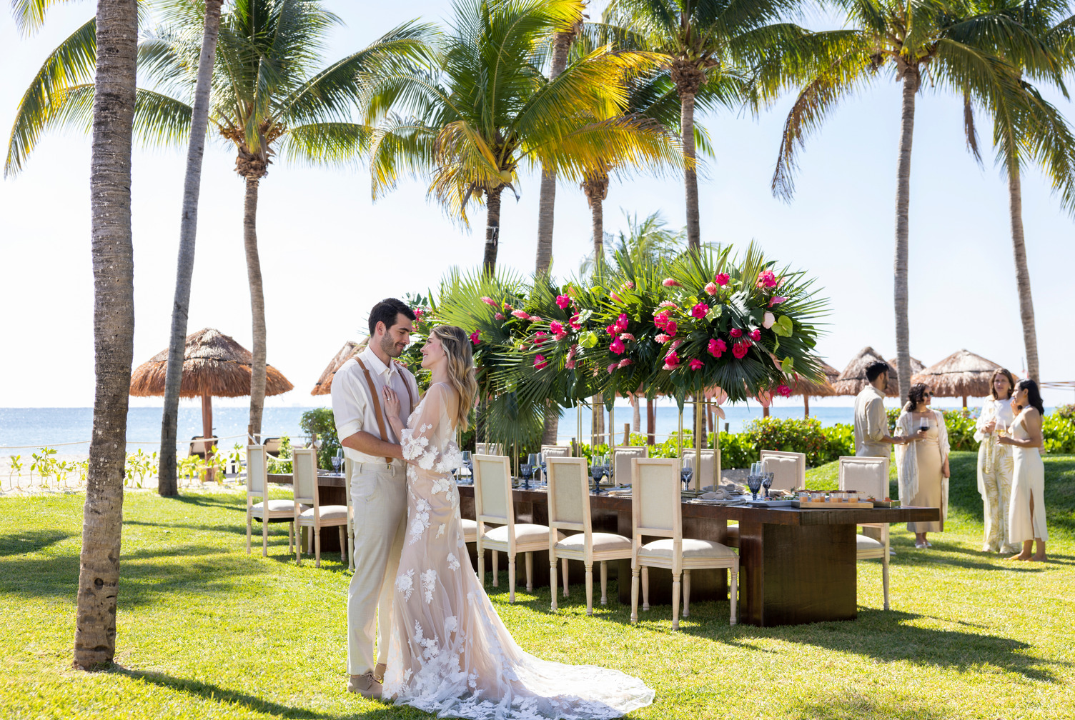 hyatt zilara riviera maya weddings events gazebo reception setup 2