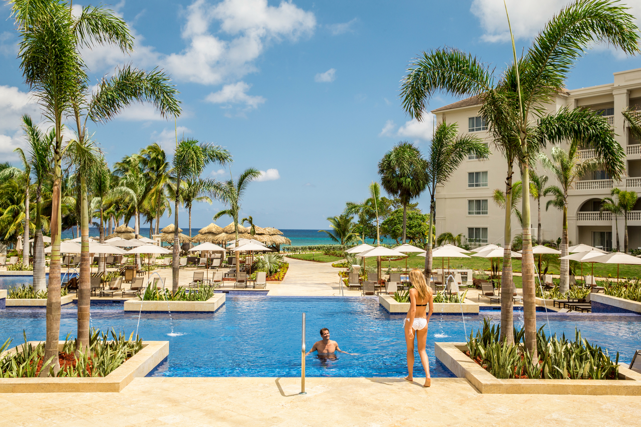 Hyatt Zilara Rose Hall Couple At Pool