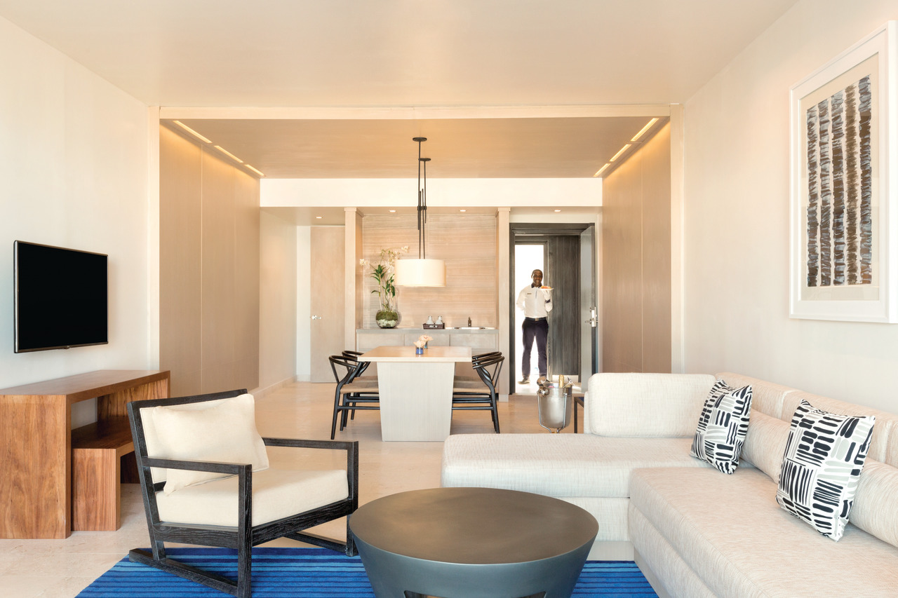 Hyatt Zilara Rose Hall Ocean Front Grand Butler Suite Dining.