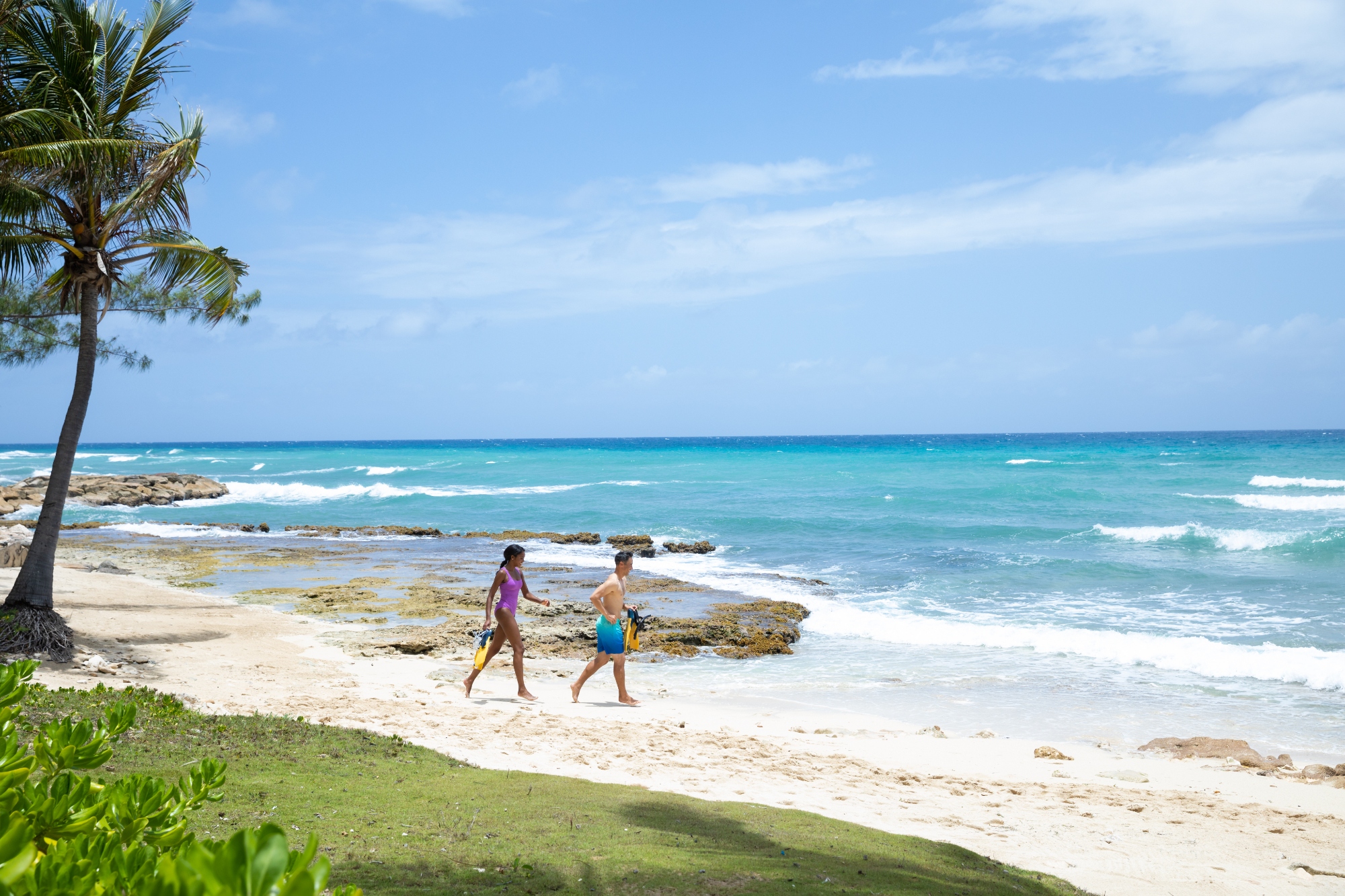 Hyatt Zilara Rose Hall snorkeling couple.