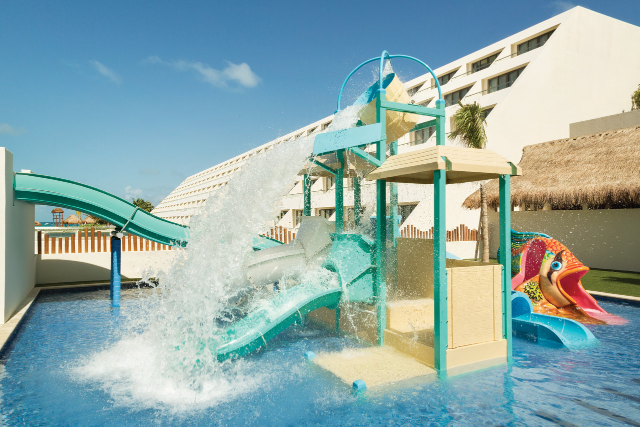 Hyatt Ziva Cancun Kidz Club Pool.