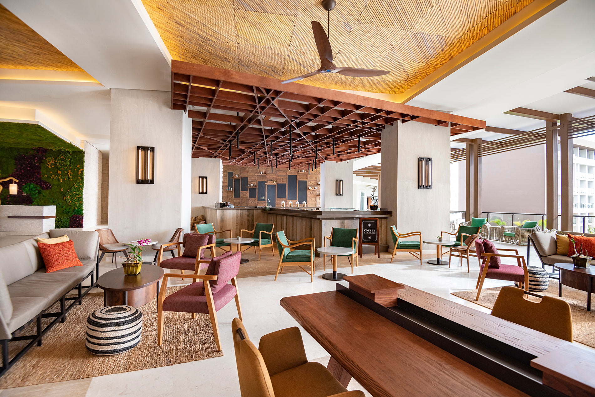 Hyatt Ziva Cap Cana coffee republic venue.
