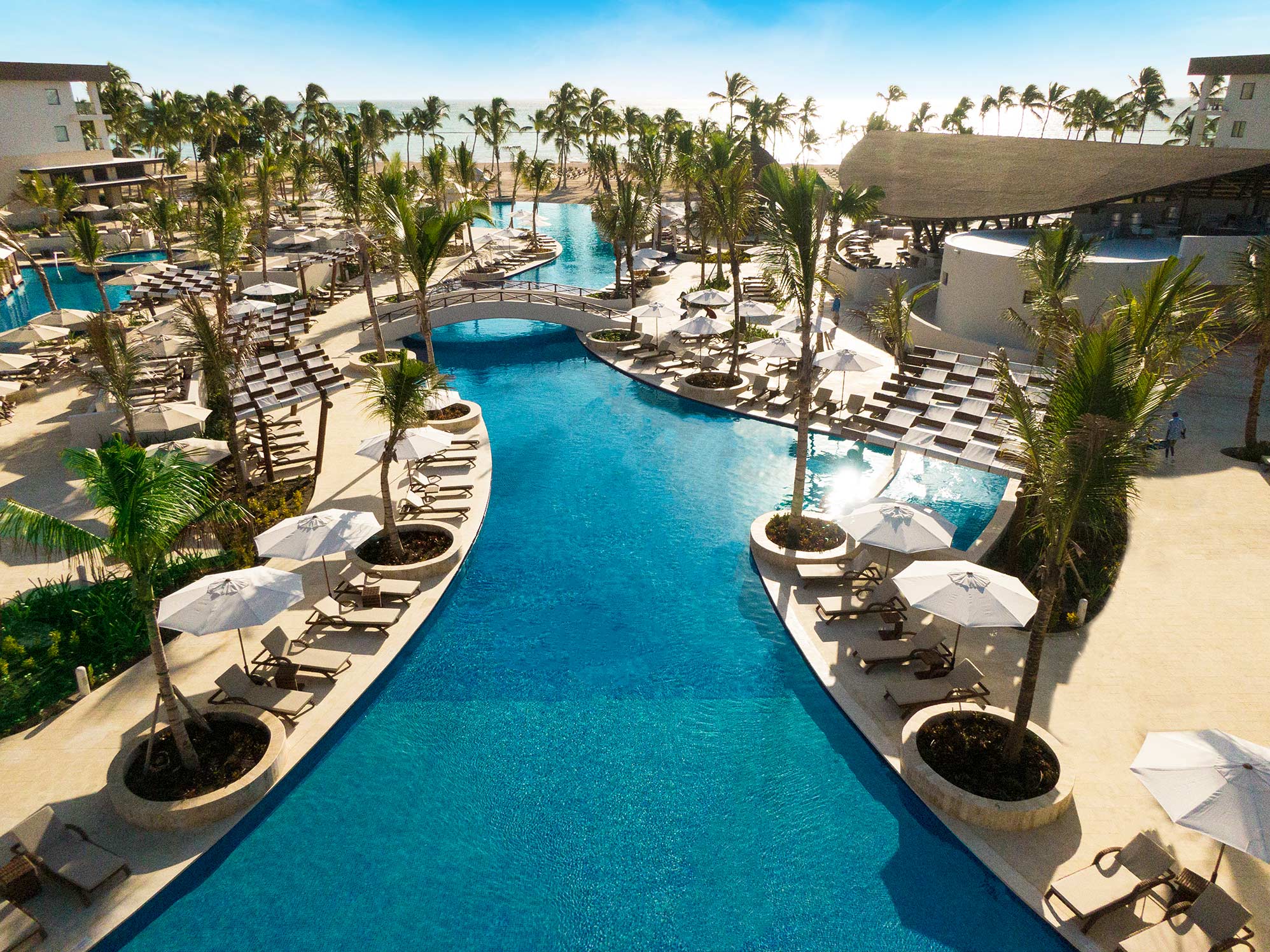 hyatt ziva cap cana aerial main pool 2
