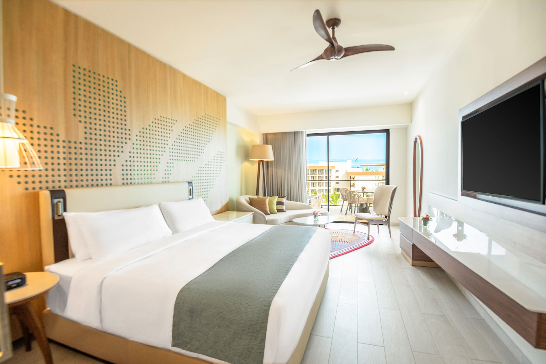 Hyatt Ziva Cap Cana ocean view one bedroom master suite room.
