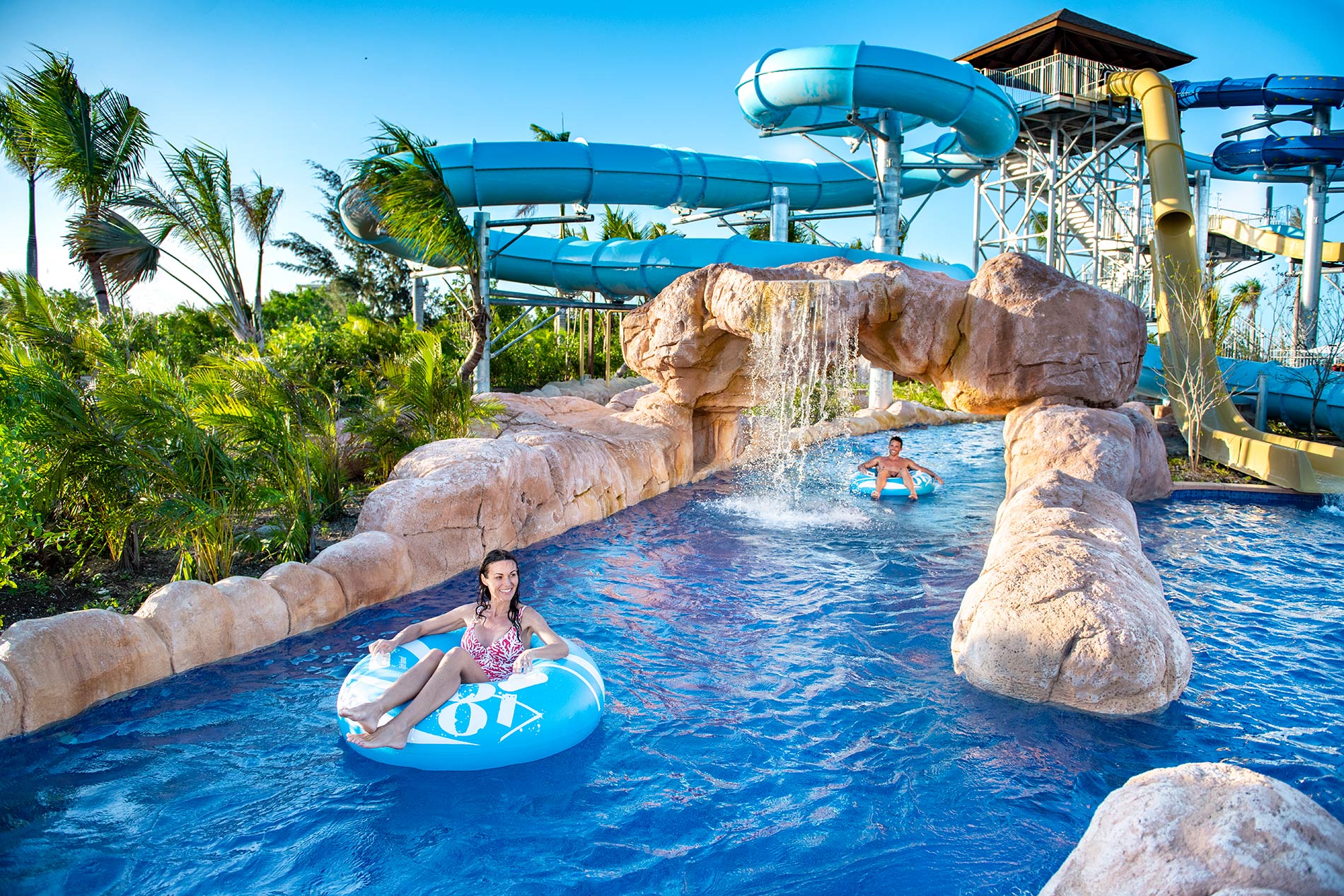 Hyatt Ziva Cap Cana parque acuático.