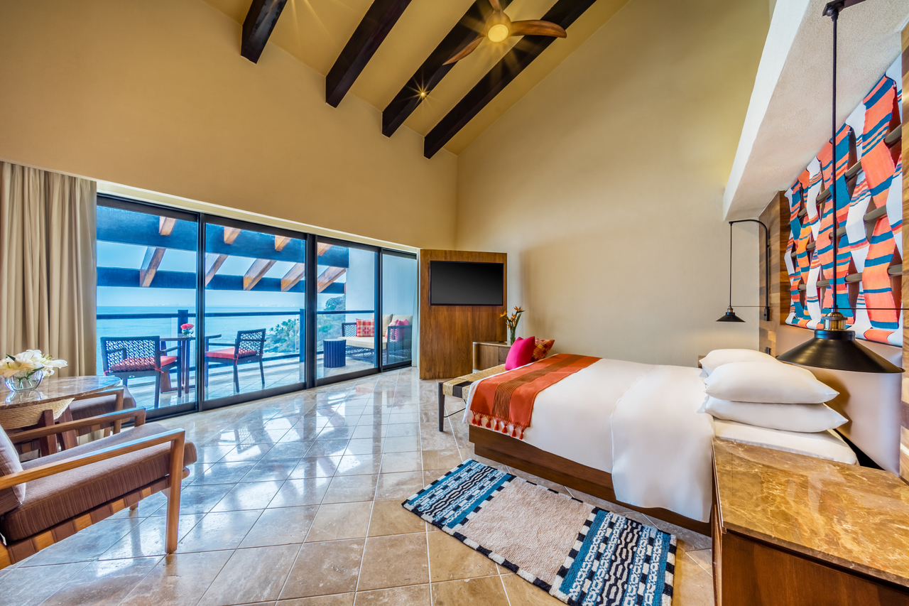 Hyatt Ziva Puerto Vallarta Club One Bedroom Plunge Pool Suite King Bedroom