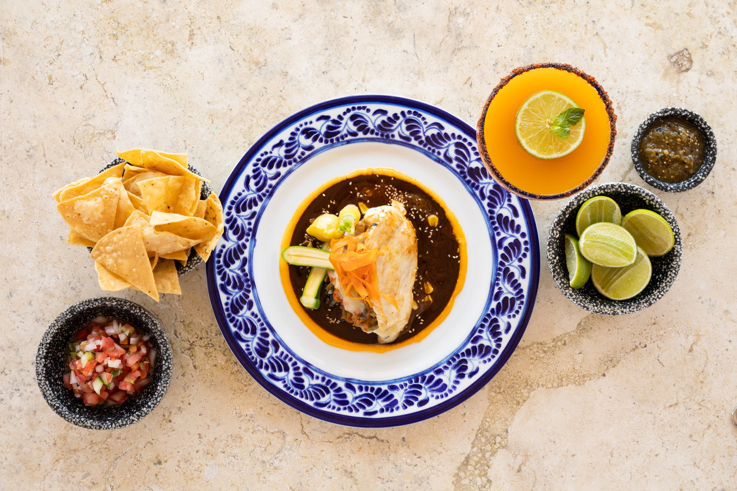 Hyatt Ziva Puerto Vallarta chicken mole at Casa Grande.