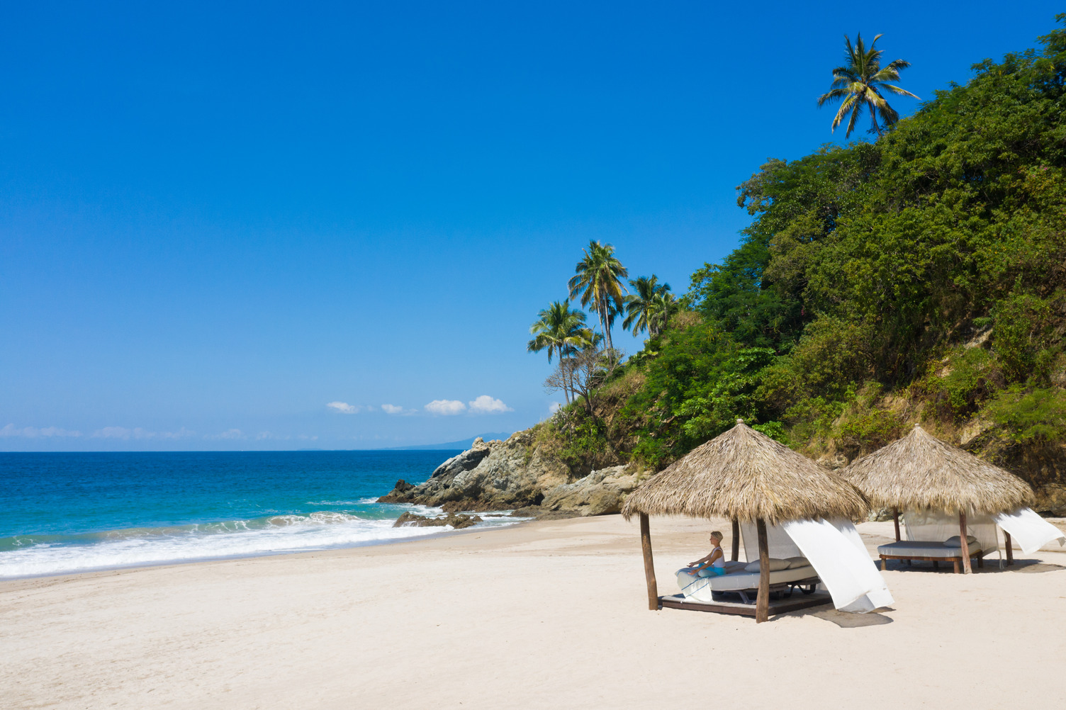 Hyatt Ziva Puerto Vallarta meditation beach.