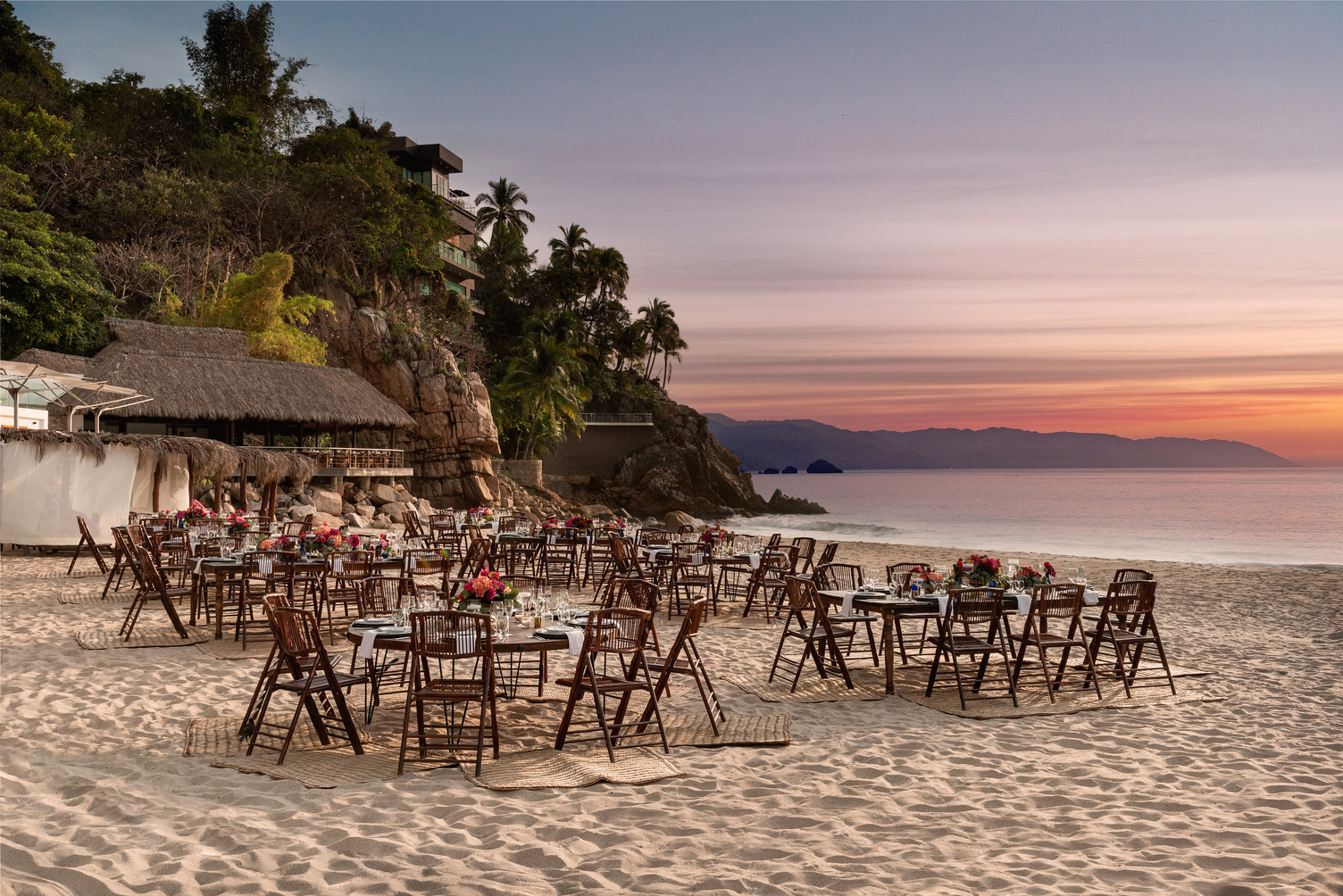 Hyatt Ziva Puerto Vallarta Playa Blaze setup.