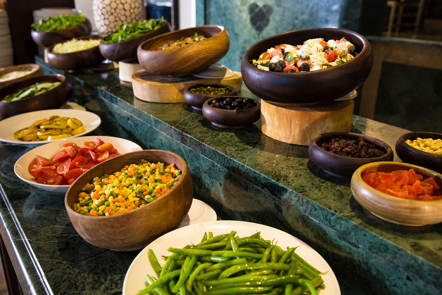 Hyatt Ziva Rose Hall Di Roza Salad Bar