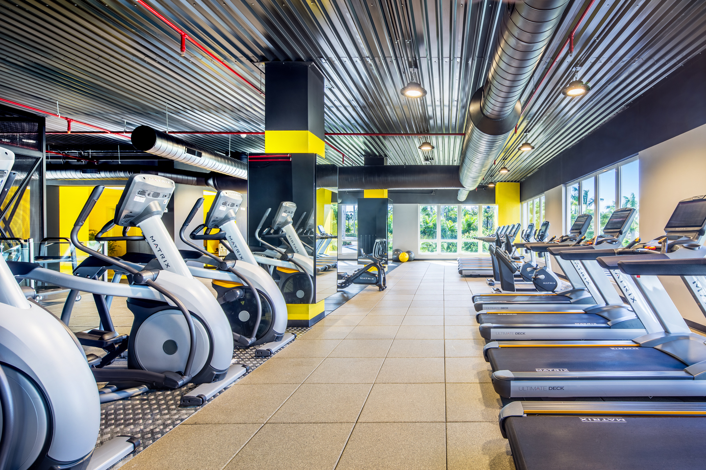 Hyatt Ziva Rose Hall Fitness Center.