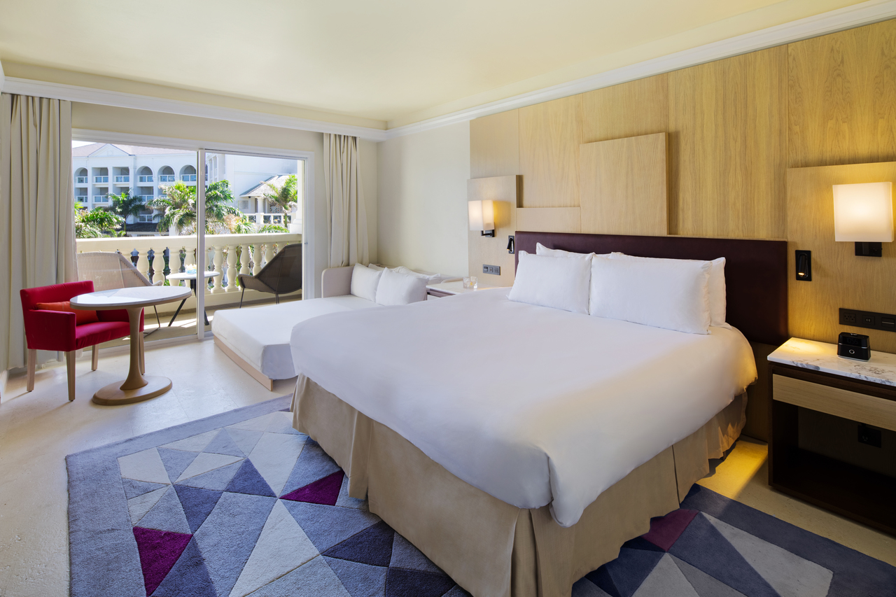 Hyatt Ziva Rose Hall Deluxe Resort View King Bed.