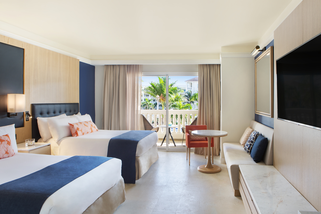 Hyatt Ziva Rose Hall Resort View Double Bed.
