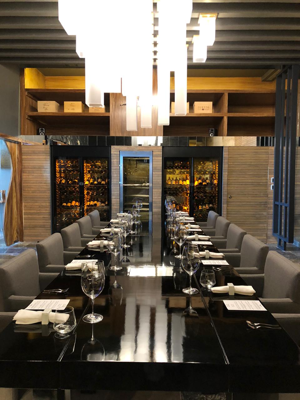 Hyatt Ziva Cancun Chef's table.