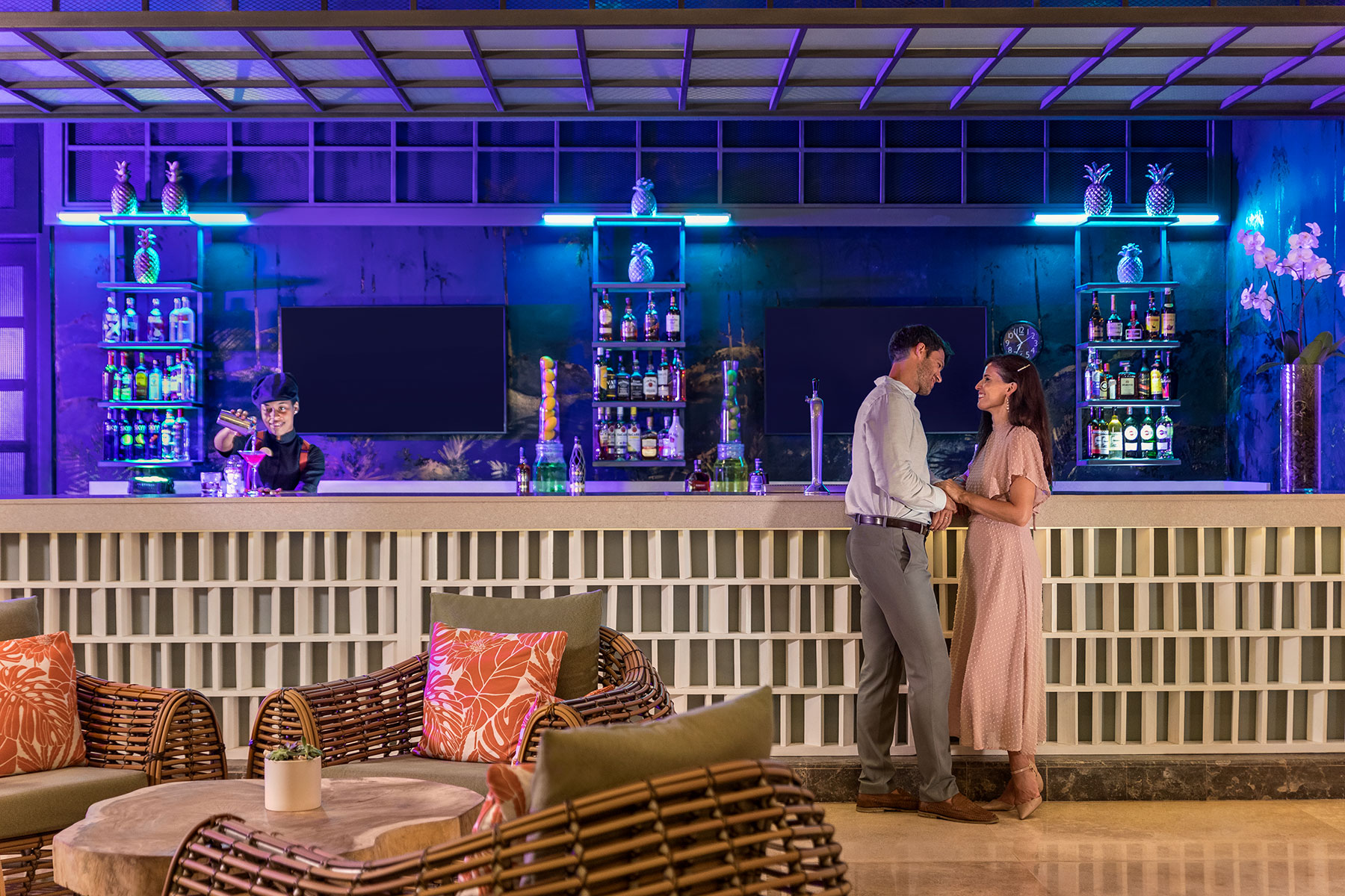 One for the Road restaurant at Secrets La Romana Adults.