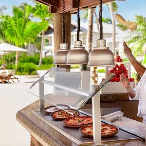 Pizzeria service at Dreams La Romana.