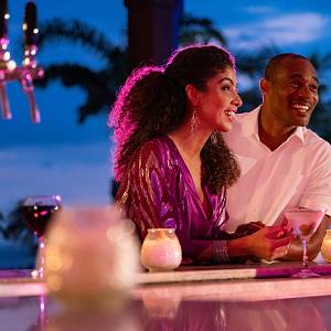Couple at Bar King Frog.