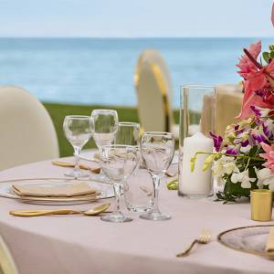 Wedding reception detailed.