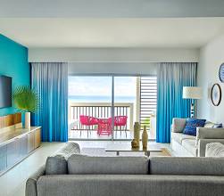 hyatt dreams puerto morelos oceanfront master suite living room