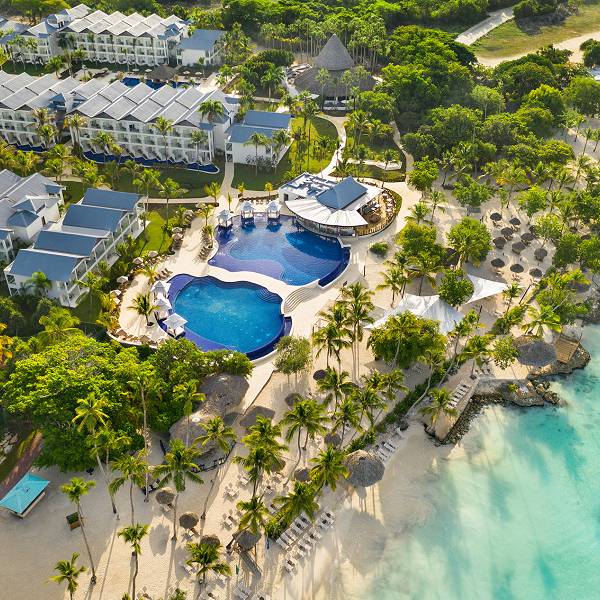Secrets La Romana Adults Dominican Repubic aerial view.