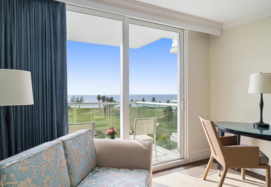 Partial Ocean View King living area.