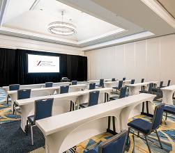 Hyatt Zilara Rose Hall ballroom salon classroom setup.