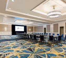 Hyatt Zilara Rose Hall salon u shape setup.