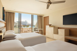 Hyatt Ziva Cancun Ocean View Double Room.