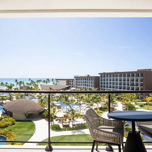 hyatt ziva cap cana ocean view junior suite partial view balcony