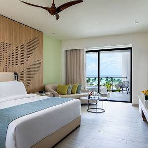 hyatt ziva cap cana ocean view one bedroom grand master suite bedroom web