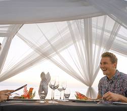 Hyatt Ziva Puerto Vallarta cena romántica.