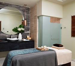 Hyatt Ziva Cancun Zen Spa single cabin.