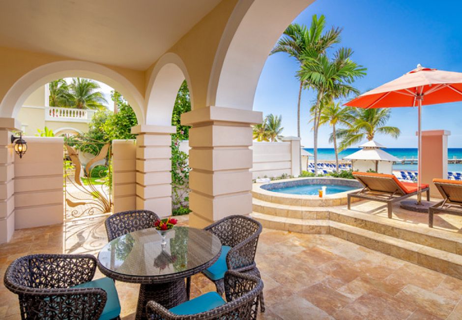 Jewel Grande Montego Bay Three Bedroom Oceanfront Villa Patio View