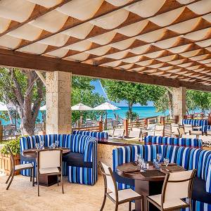 The Grill restaurant at Secrets La Romana Adults.