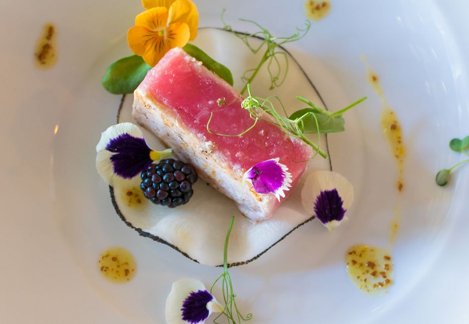 Delicious all-inclusive dessert at Dreams La Romana.