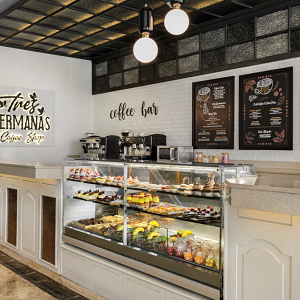 Tres Hermanas café at Dreams La Romana.