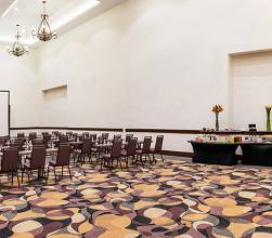 Hyatt Zilara Cancun ballroom Arena clasroom setup.