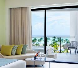 hyatt ziva cap cana ocean view one bedroom grand master suite bedroom 3
