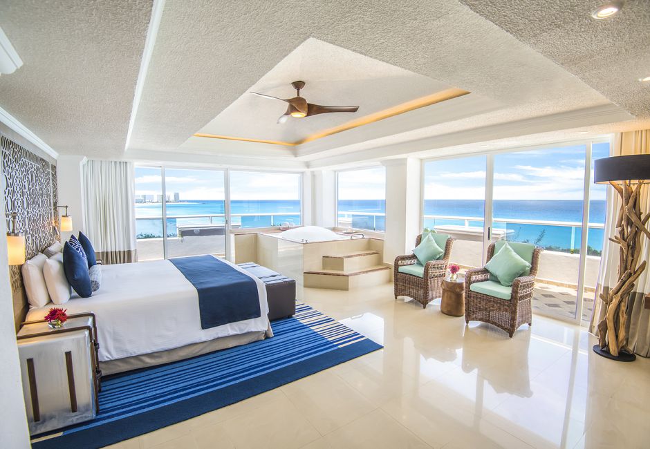 resorts cancun presidential suite bedroom